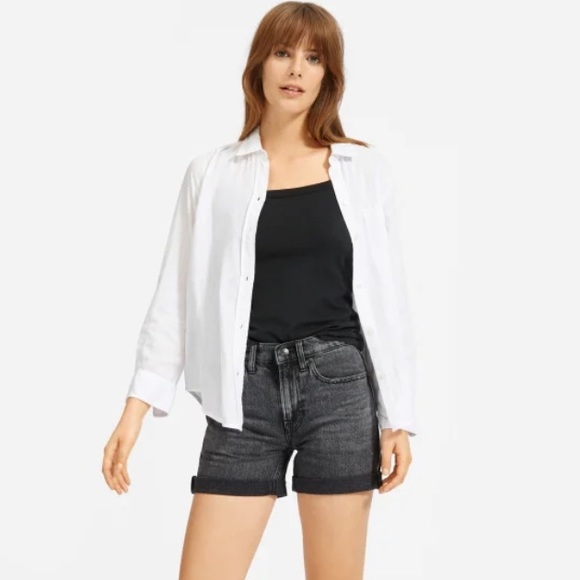 Everlane The Denim Short- Washed Black - Picture 1 of 10